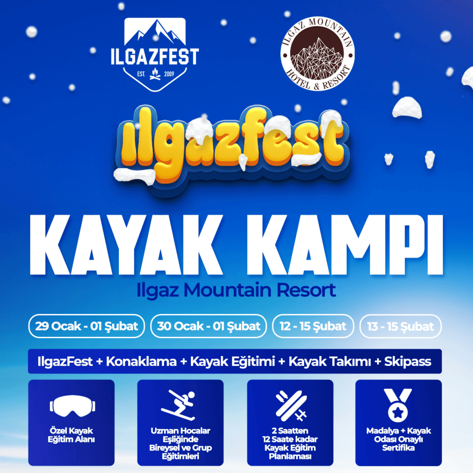 Ilgazfest Kayak Kampı Sömestr Tatili